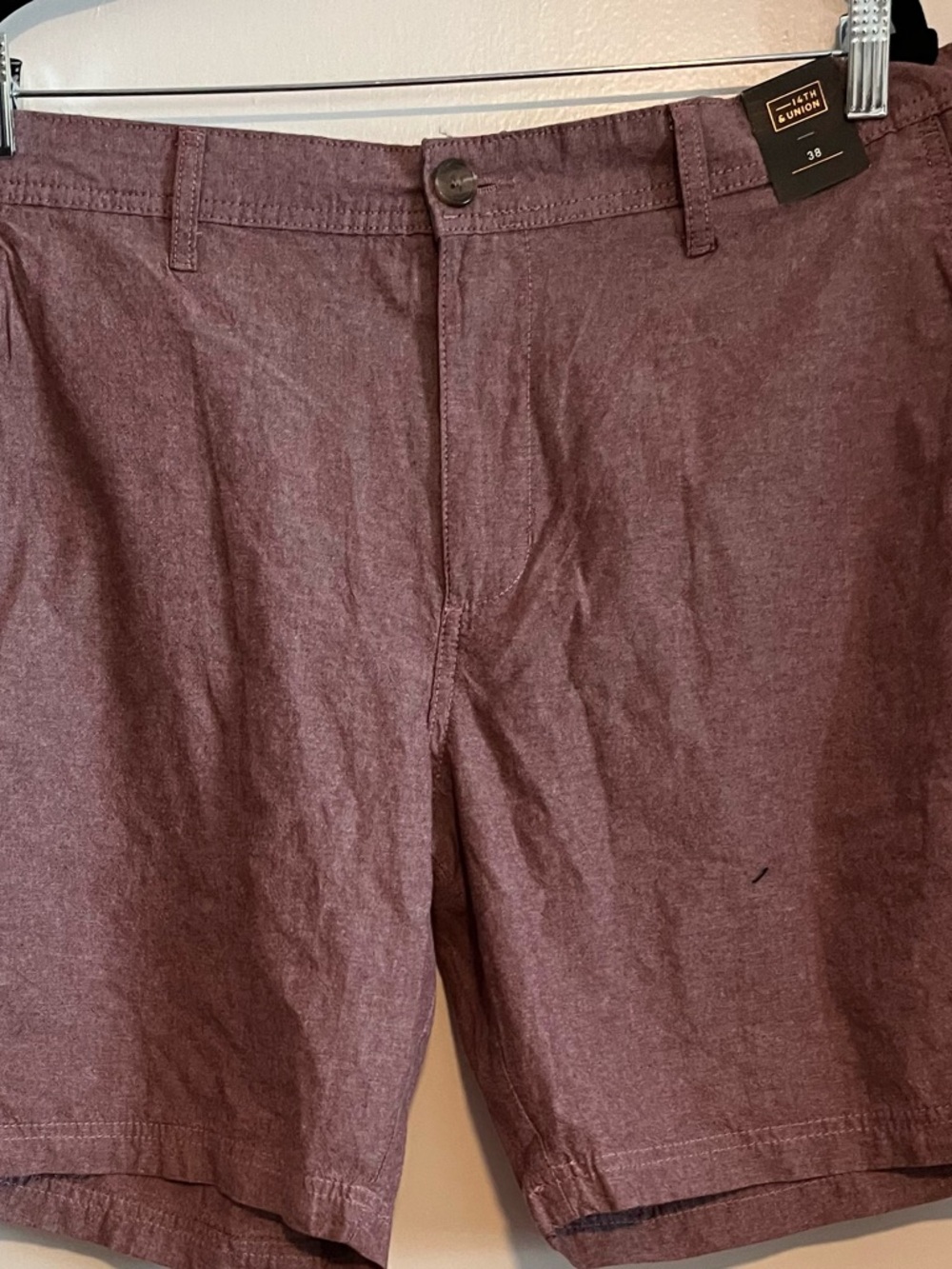 14th & Union Men's Burgundy Cargo Shorts